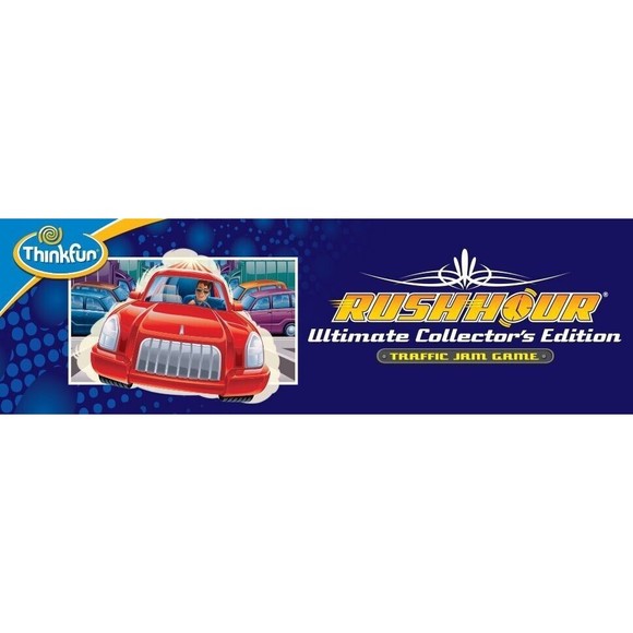 Thinkfun Rush Hour Ultimate Collector's Edition Traffic Jam Logic Game Sealed - Picture 9 of 9